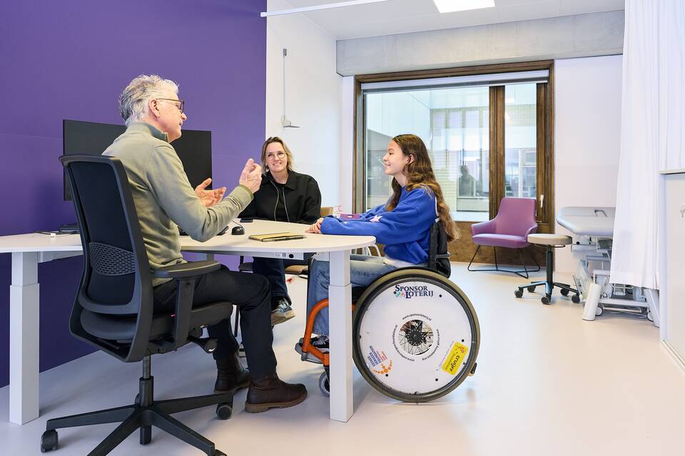 Gispen education healthcare project interior view of Rotterdam Education and Rehabilitation Center in Rotterdam DZK31056