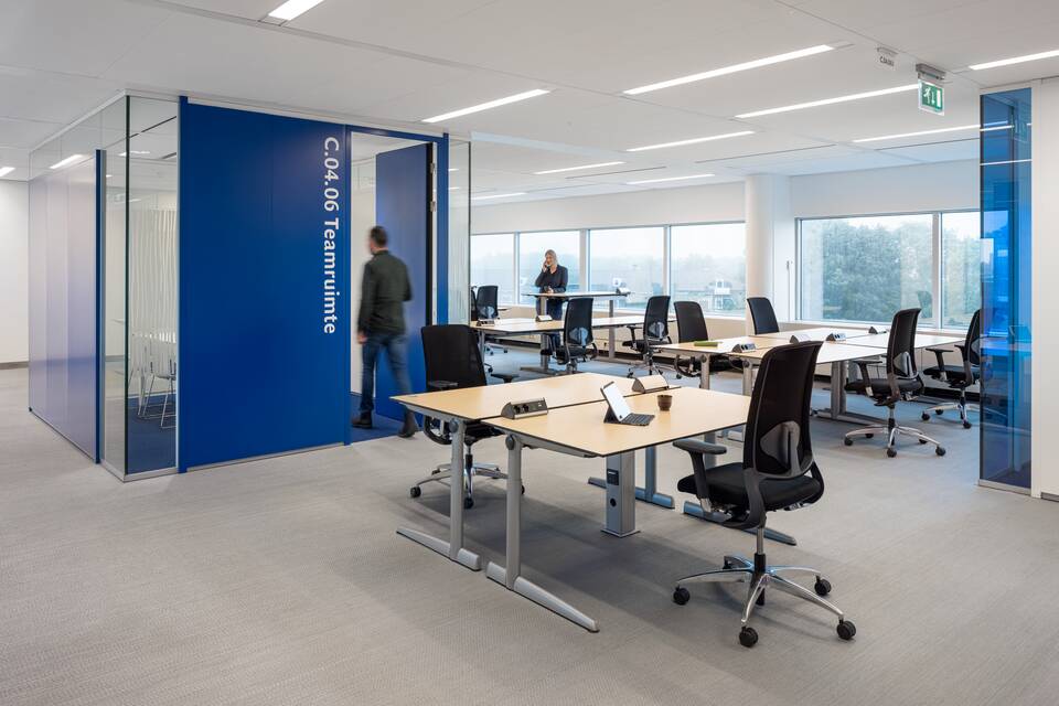 Ahrend government project interior view of government offices in Utrecht SP17