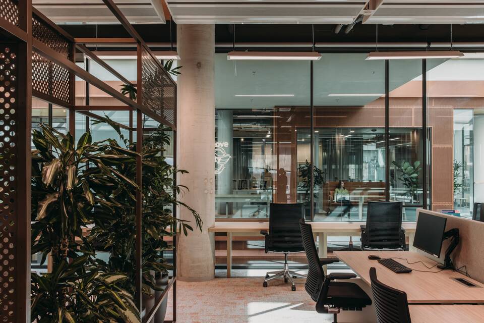 Royal Ahrend office project interior view of Unilever in Rotterdam EB101