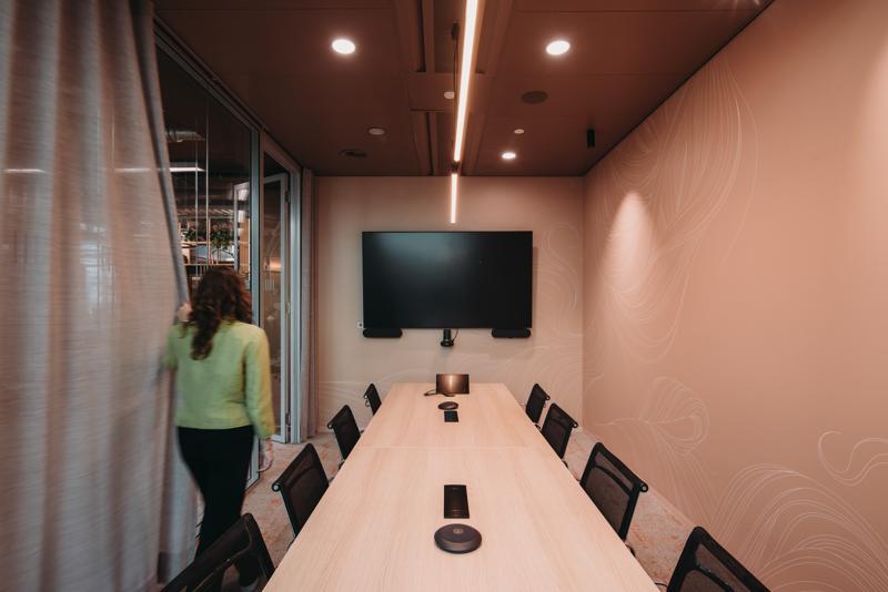 Royal Ahrend office project interior view of Unilever in Rotterdam EB200