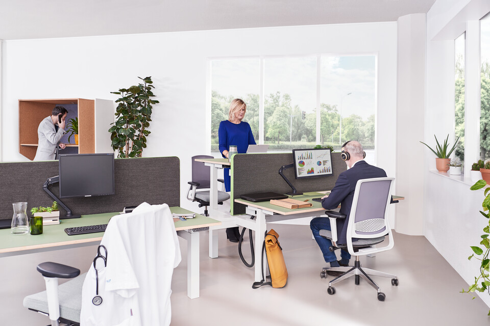 Gispen sfeer back office thema zorg