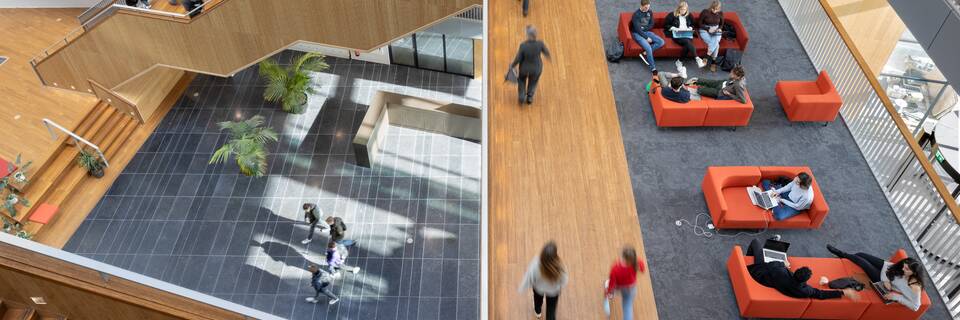 Ahrend education project interior view of Vrije Universtiteit Amsterdam in Amsterdam 12