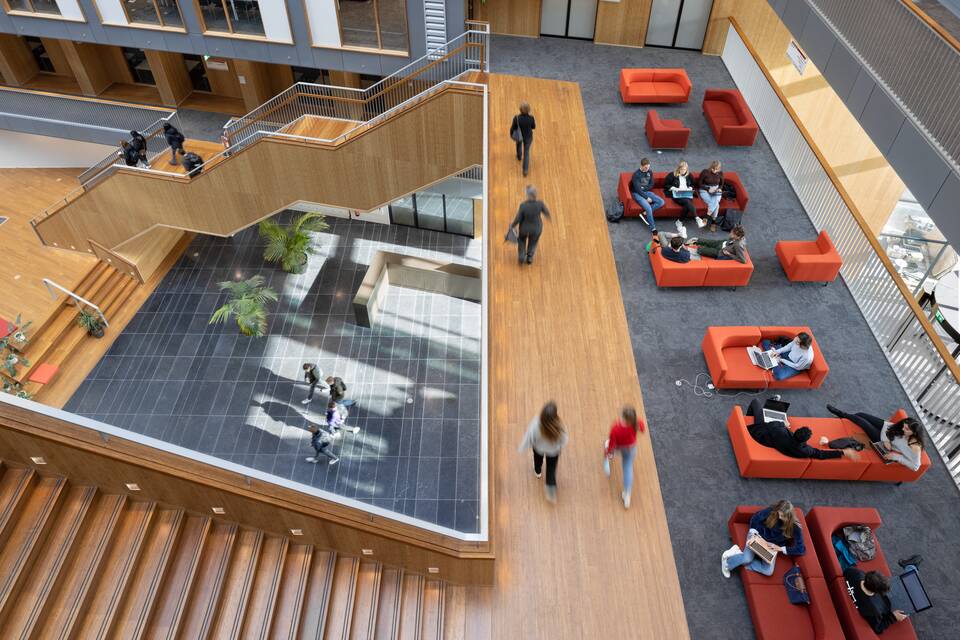 Ahrend education project interior view of Vrije Universtiteit Amsterdam in Amsterdam 12