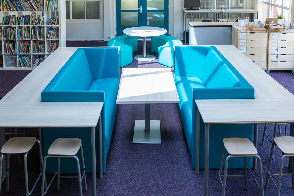 Gispen education project interior view of primary school De Horizon in Doesburg CB2A4499