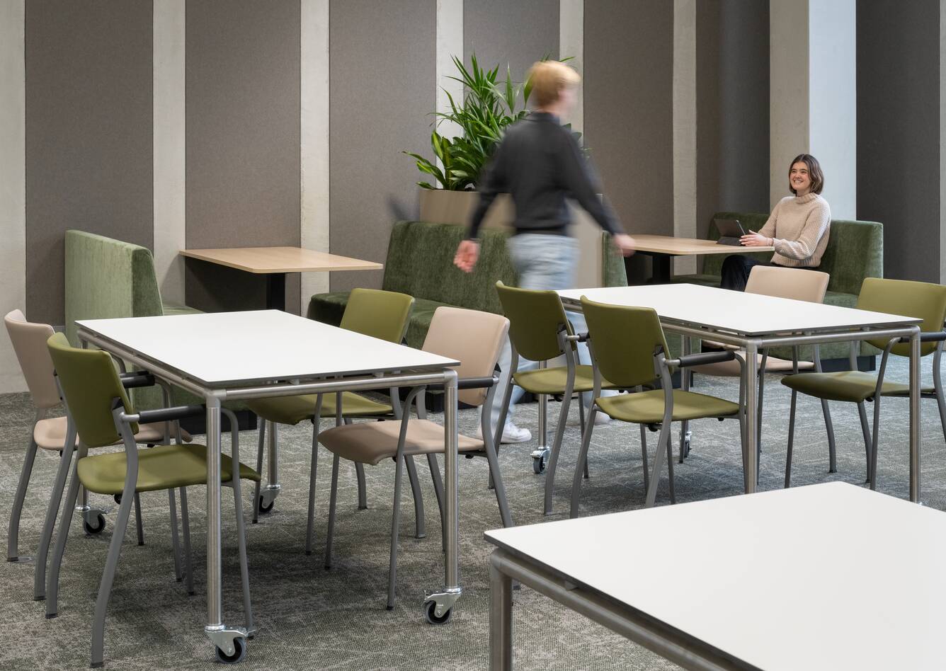 Royal Ahrend education project interior view of  Avans university of applied sciences in s Hertogenbosch SP13