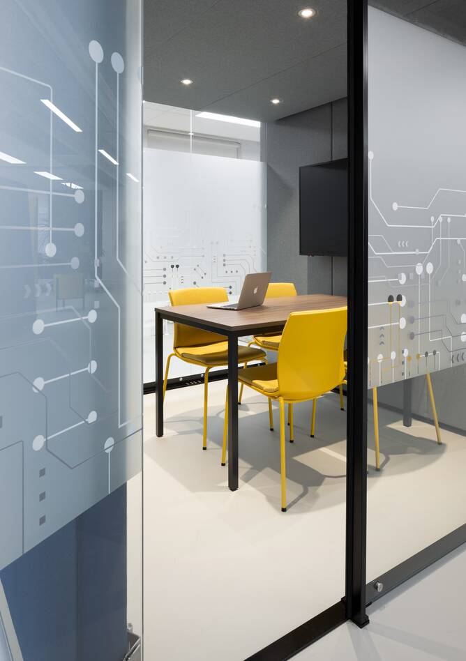 Royal Ahrend governement project interior view of Police department Mid Netherlands in Utrecht SP08