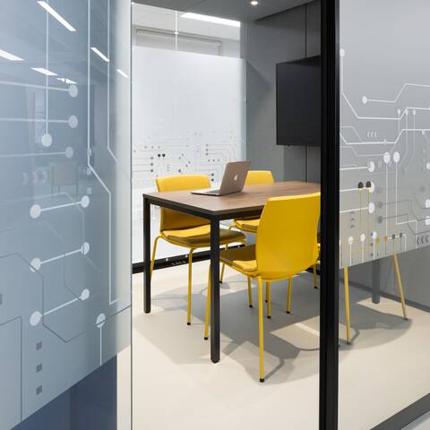 Royal Ahrend governement project interior view of Police department Mid Netherlands in Utrecht SP08