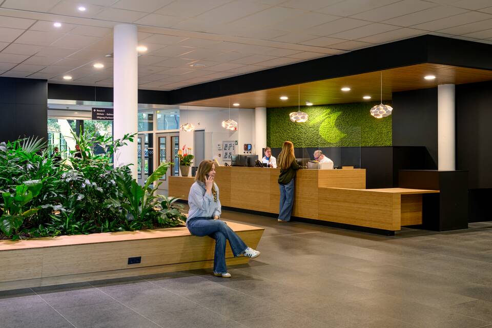 Gispen education project interrior view of University of Applied Sciences Leiden in Leiden MB08