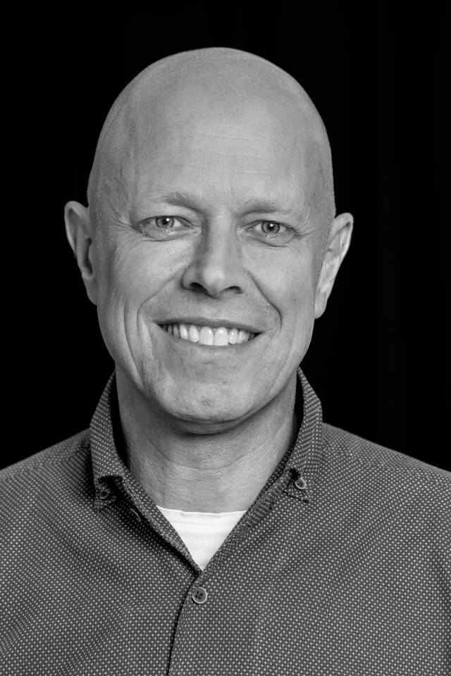 Black and white portrait of Jan van Schijndel