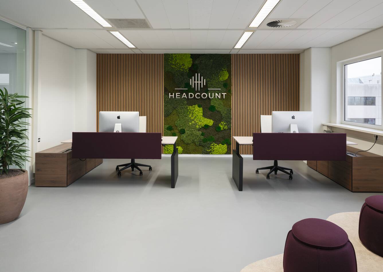 Royal Ahrend office project interior view of Headcount in Amsterdam SP01