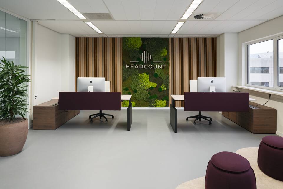 Royal Ahrend office project interior view of Headcount in Amsterdam SP01