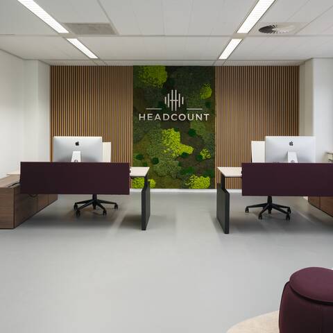 Royal Ahrend office project interior view of Headcount in Amsterdam SP01