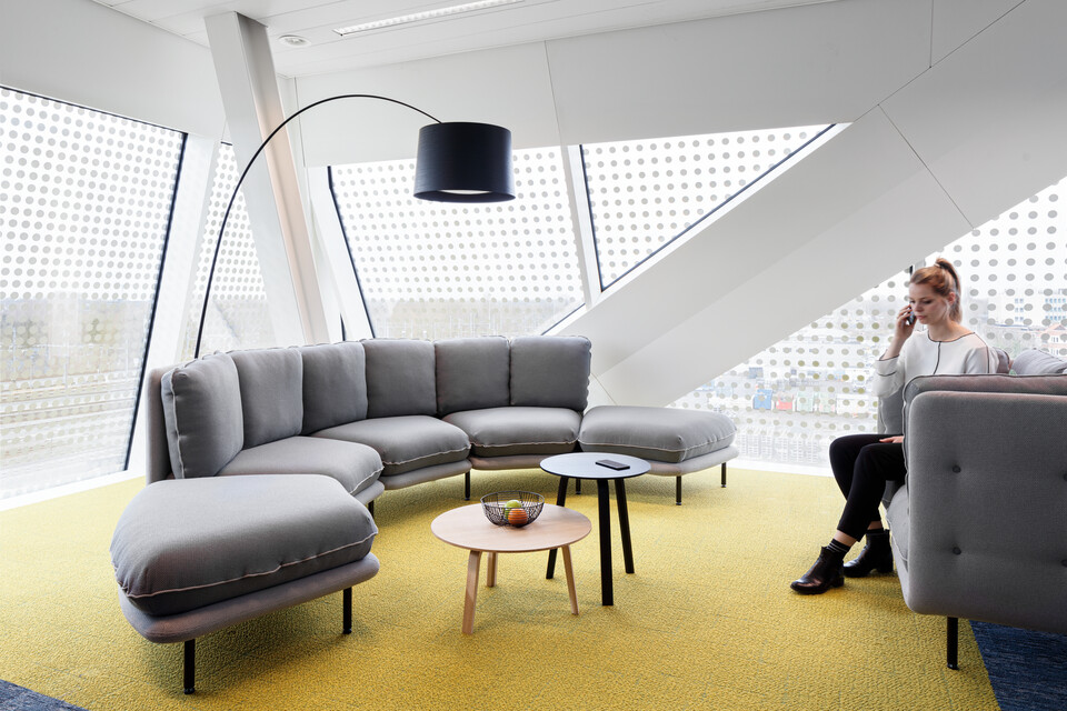 Royal Ahrend office project NMBS in Gent interior view SP10A