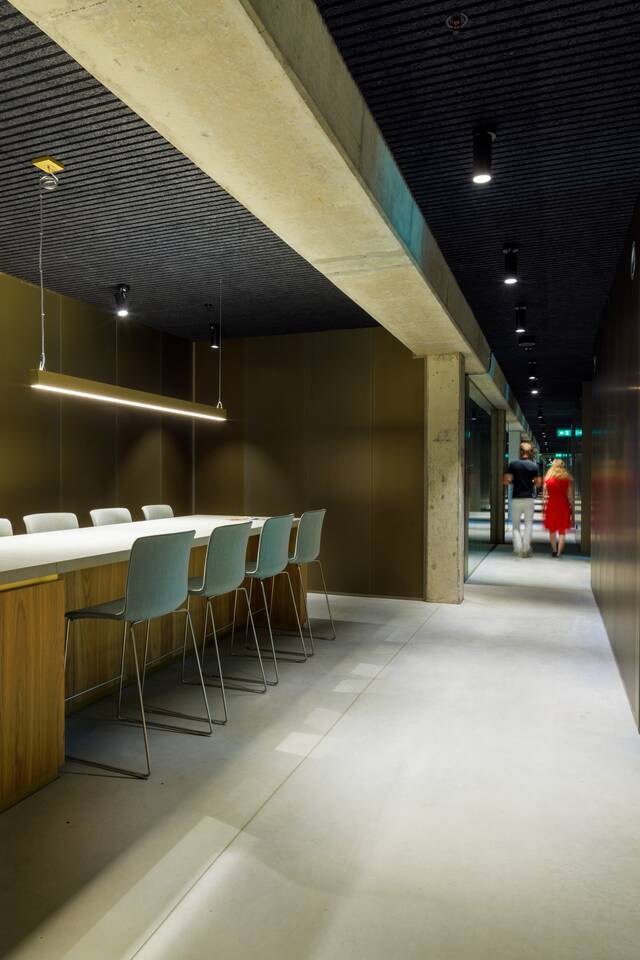 Gispen education project interior view of University of Twente ITC building in Enschede 15A0629