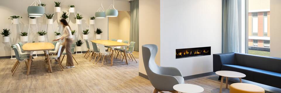 Gispen healthcare project interior view of Reinier de Graaf Gasthuis in Delft SP02