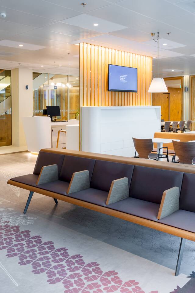 Gispen healthcare project interior view of Radboud UMC in Nijmegen 15A7434