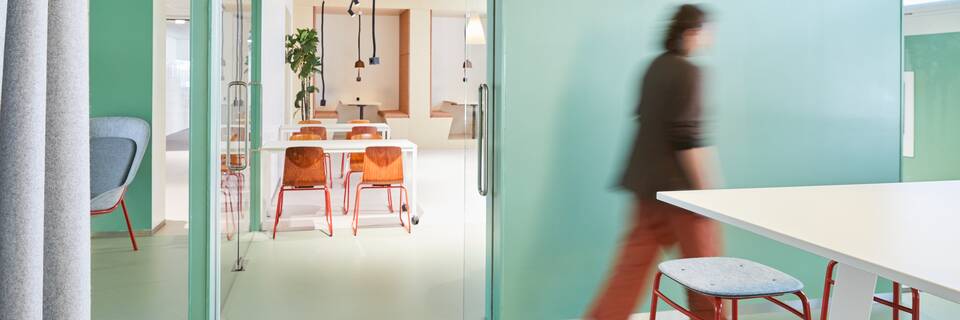 Gispen education project interior view of Alfa College in Groningen DZK25901