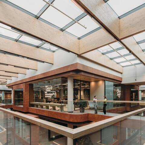 Royal Ahrend office project interior view of Unilever in Rotterdam EB072