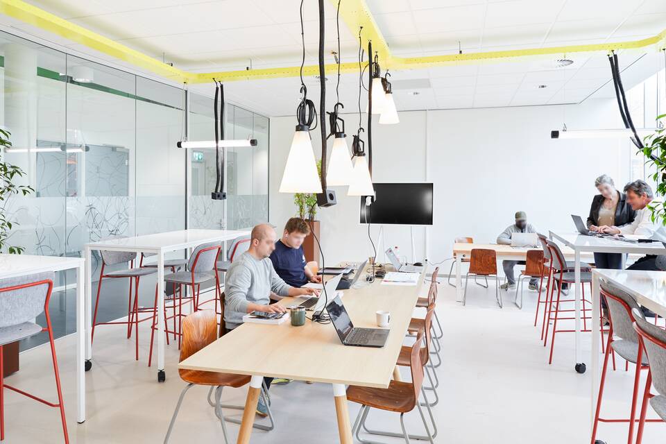 Gispen education project interior view of Alfa College in Groningen DZK25802