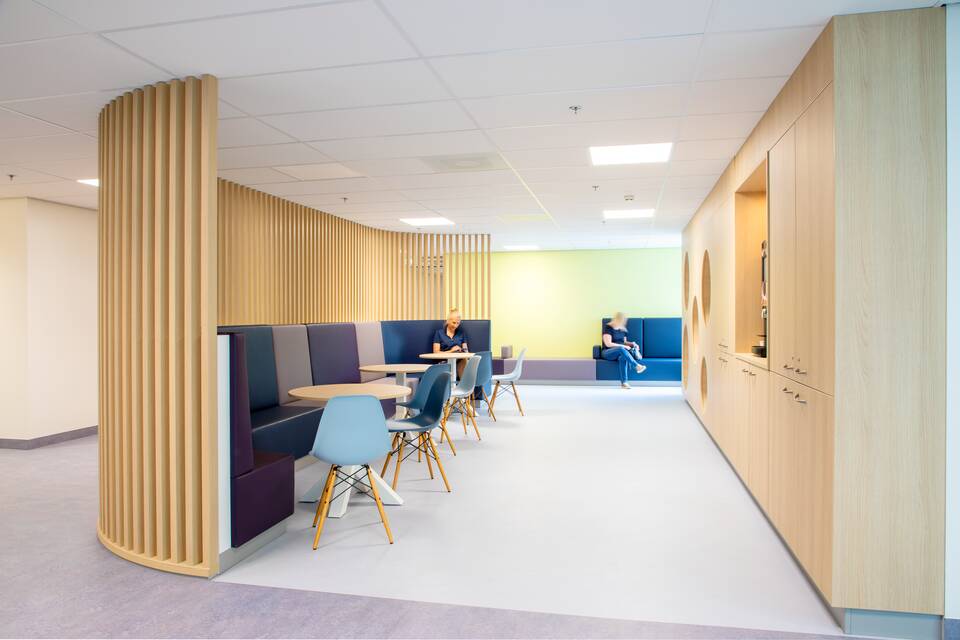 Gispen healthcare project interior view of Rijnstate hospital in Arnhem 00A3336