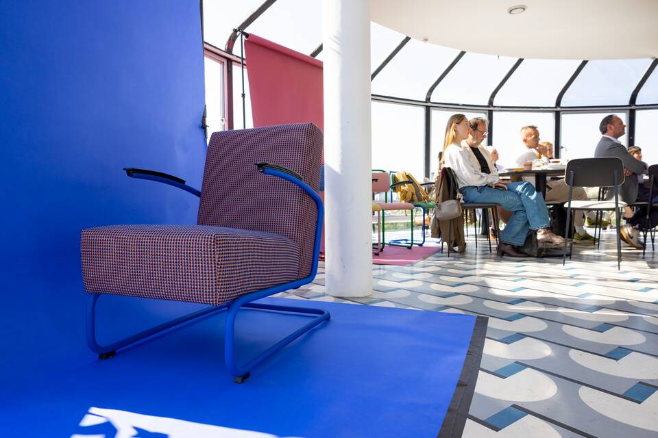 Gispen Classics 407 armchair at the tea room at Van Nelle factory in Rotterdam