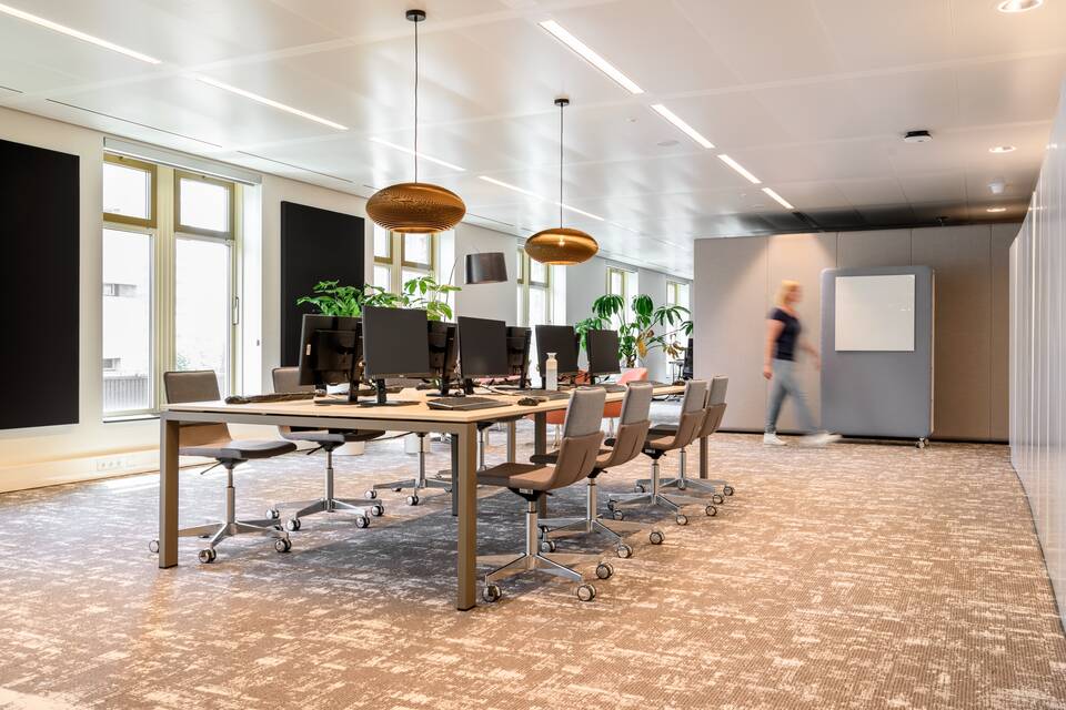 Gispen Government project interior view of FMH Haaglanden in The Hague MB5101