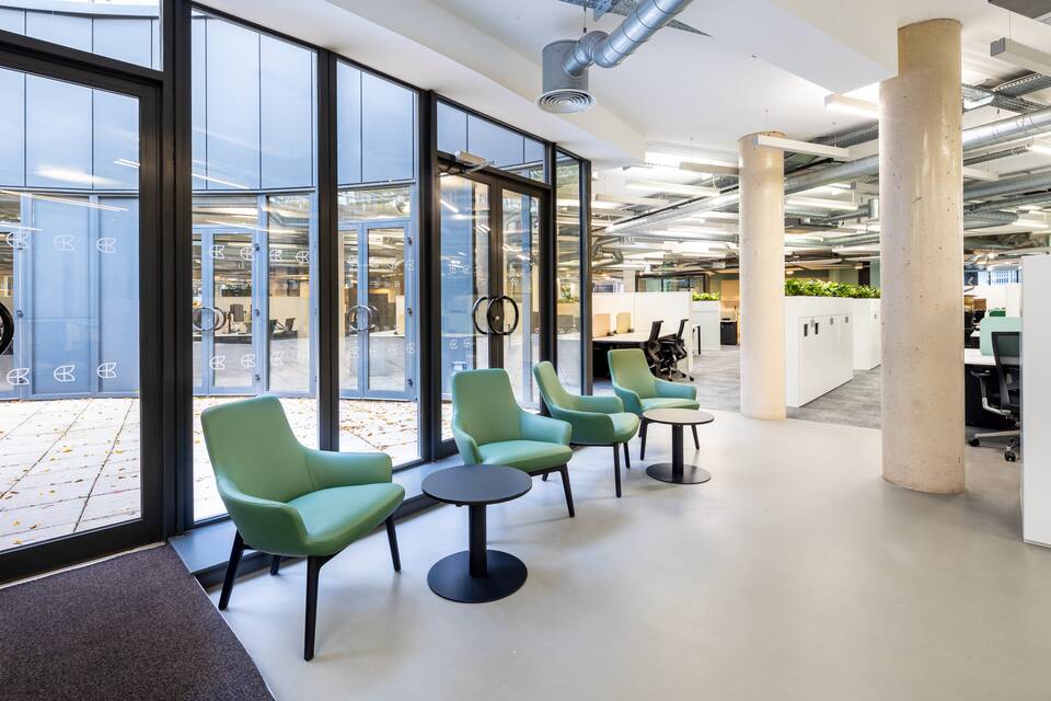 Canopi Royal Ahrend office project interior view of Canopi in London 045