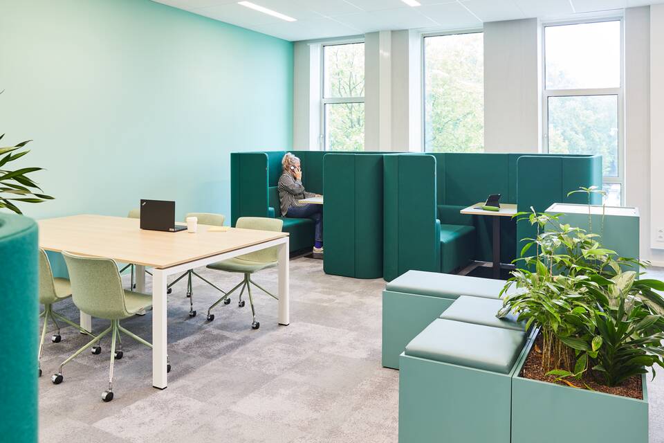 Gispen education project interior view of Fontys in Eindhoven DZK1775