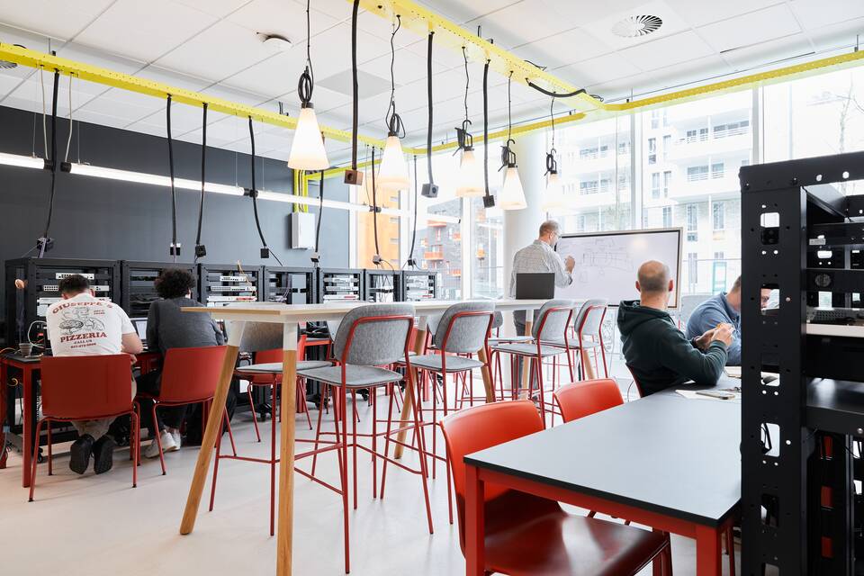 Gispen education project interior view of Alfa College in Groningen DZK25745