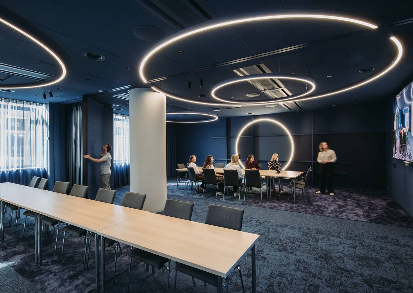 Royal Ahrend office project interior view of Unilever in Rotterdam EB056