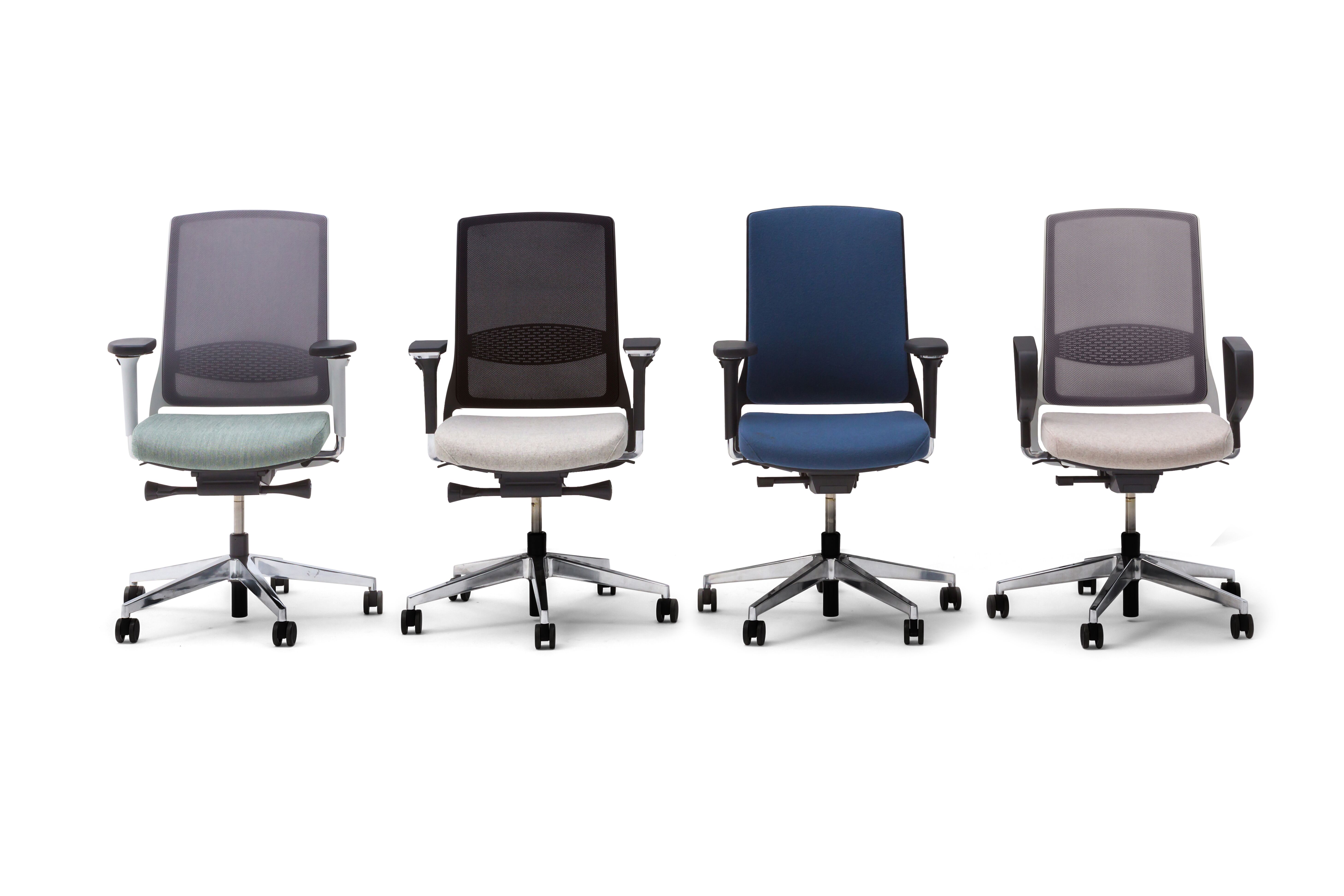 Gispen Zinn office chairs front view