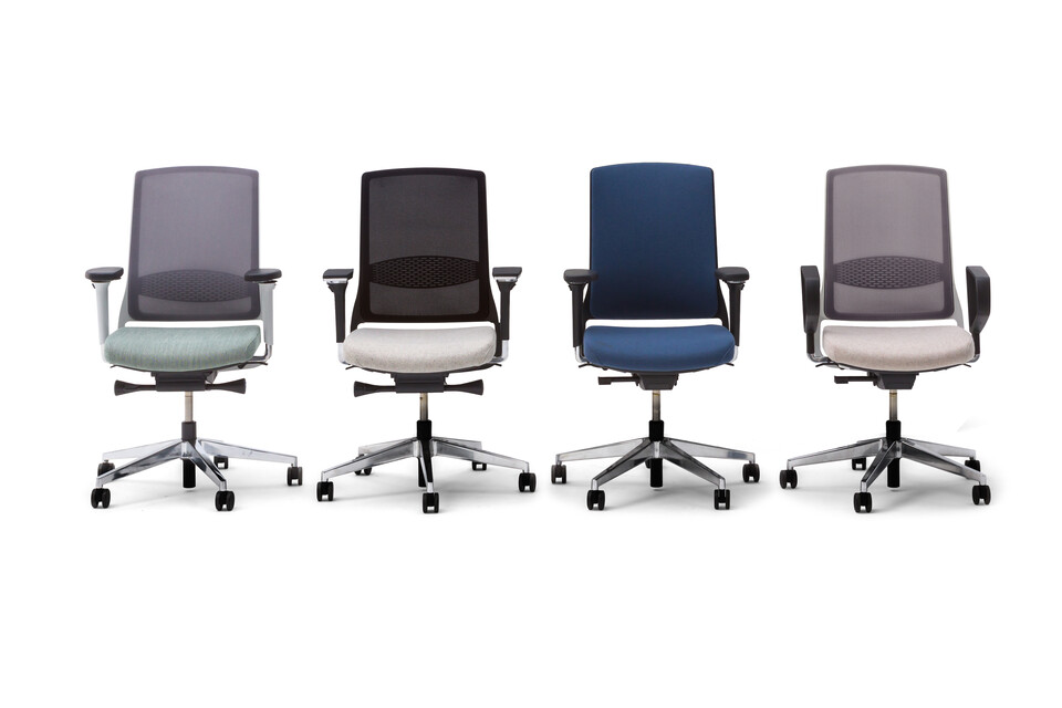 Gispen Zinn office chairs front view