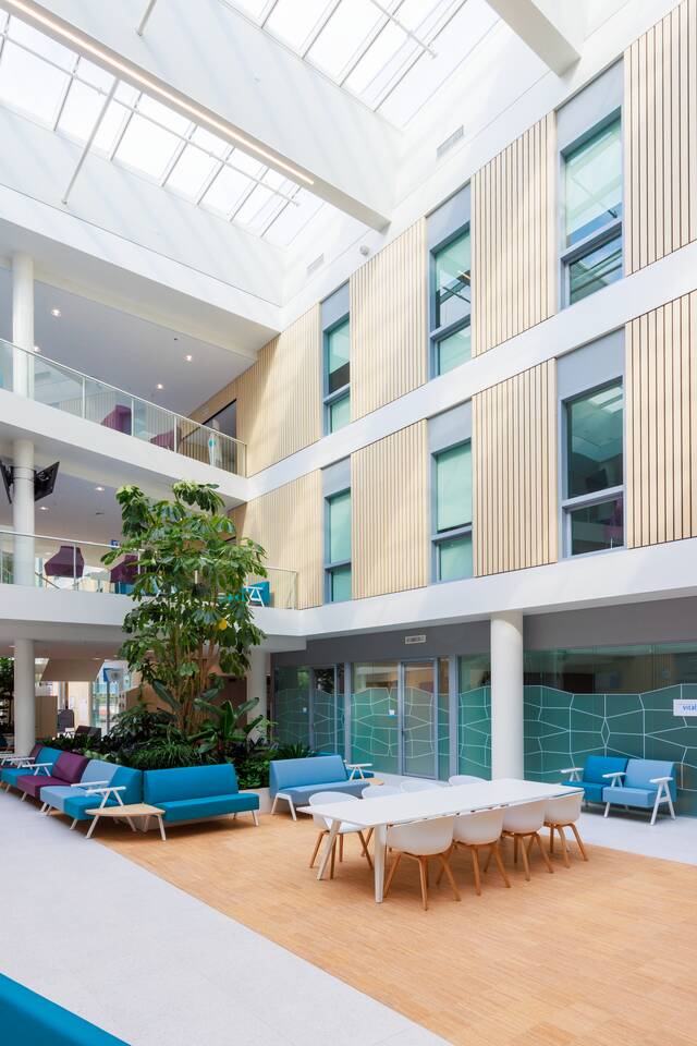 Gispen healthcare project interior view of Rijnstate in Elst 15A1846