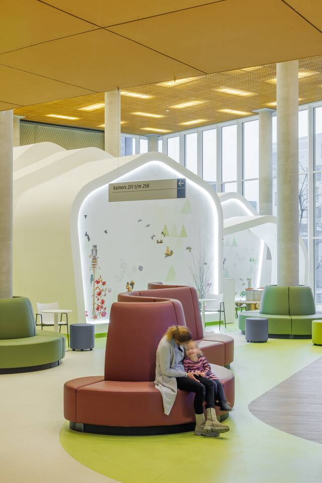 Gispen healthcare project interior view of Radboud UMC in Nijmegen 15A8763A