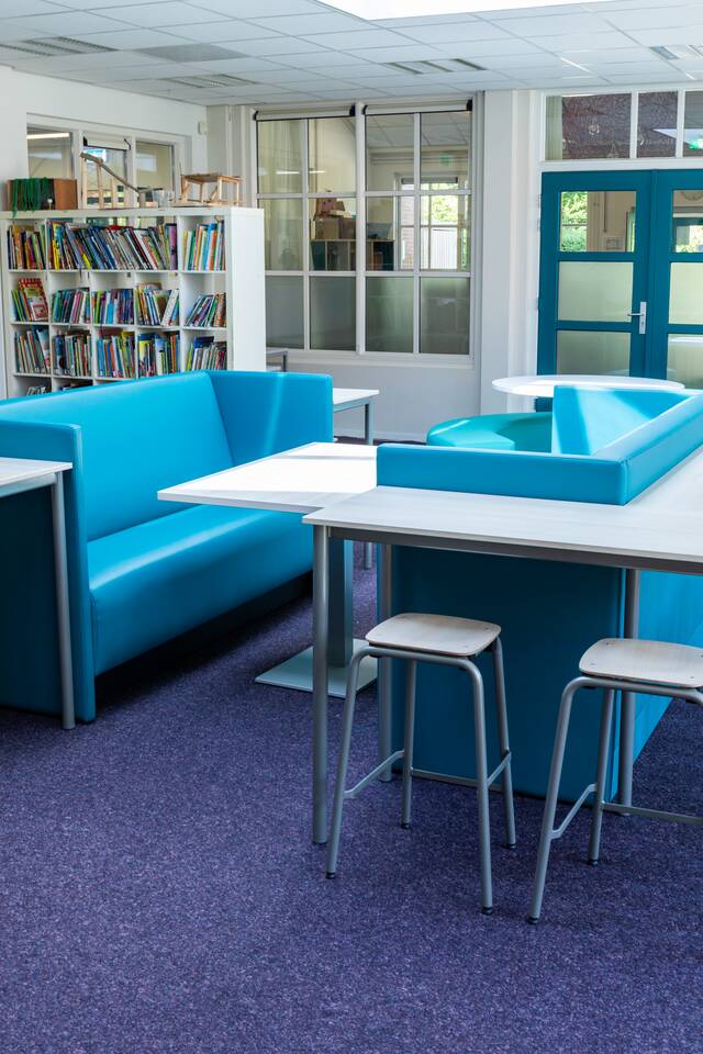 Gispen education project interior view of primary school De Horizon in Doesburg CB2A4506