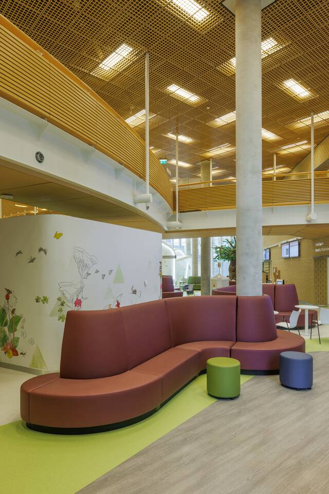 Gispen healthcare project interior view of Radboud UMC in Nijmegen 15A8785