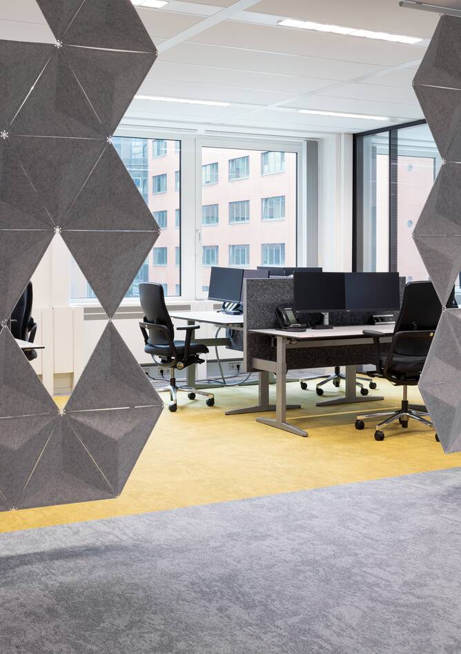 Ahrend government project interior view of government offices in Rotterdam SP13