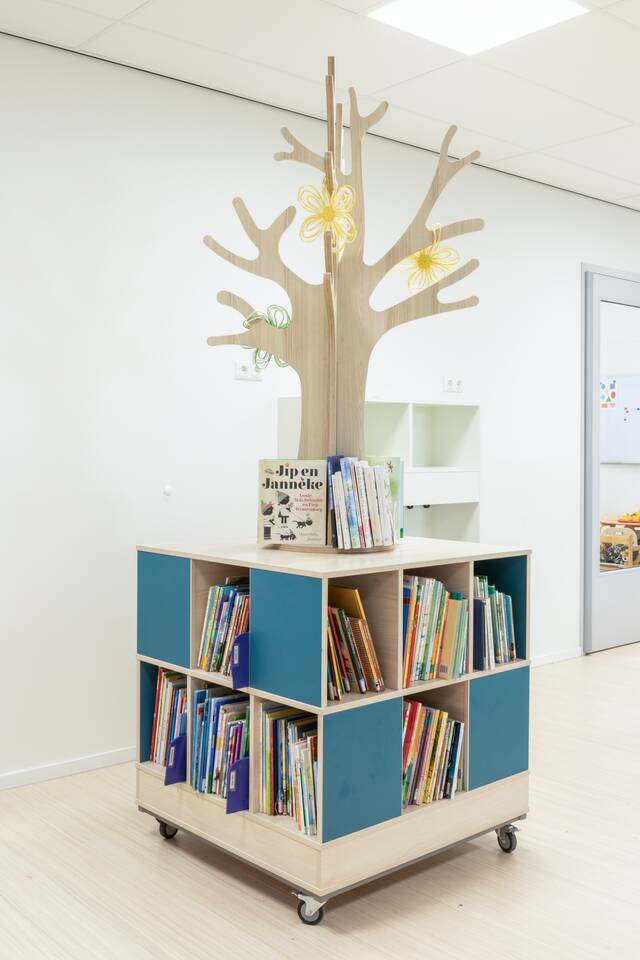 Gispen education project interior view of primary school KC Trampoline in Leidschendam CB2A2837