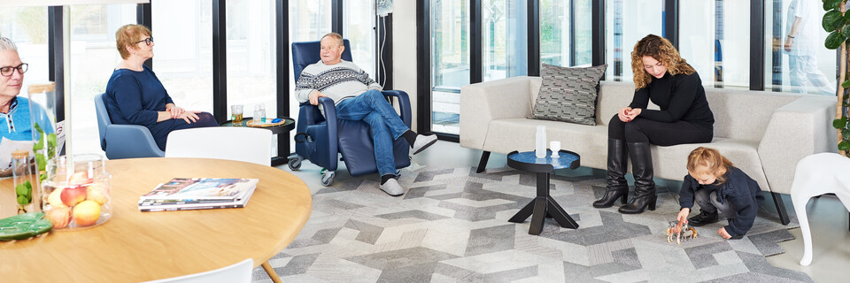 Gispen sfeer verblijfruimte dagopname thema zorg