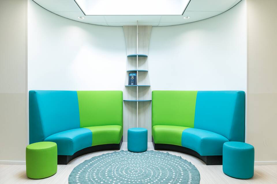 Gispen education project interior view of primary school KC Trampoline in Leidschendam CB2A2774