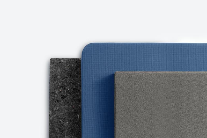 Royal Ahrend S25 S50 panels on grey background front left view