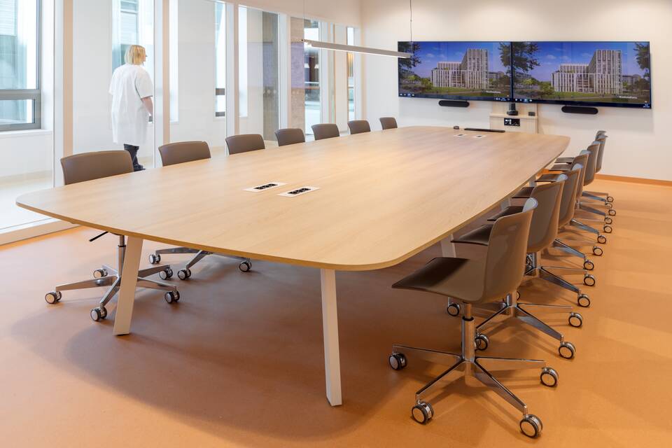 Gispen healthcare project interior view of Radboud UMC in Nijmegen 15A7450