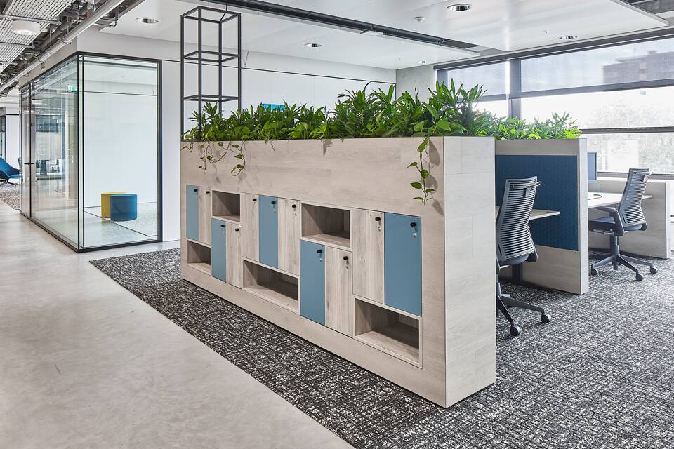 Ahrend office project interior view of BDO in Tilburg SW068