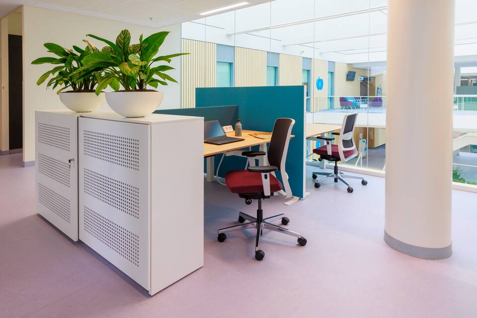 Gispen healthcare project interior view of Rijnstate in Elst 15A1796