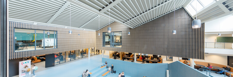 gispen education project interior view of Christian Lyceum Veenendaal in Veenendaal 00A0976