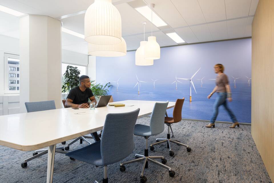 Ahrend office project interior view of Tennet in Arnhem SP09