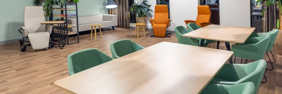 Gispen healthcare project interior view of Jeroen Bosch Ziekenhuis in s'Hertogenbosch 15A3546a