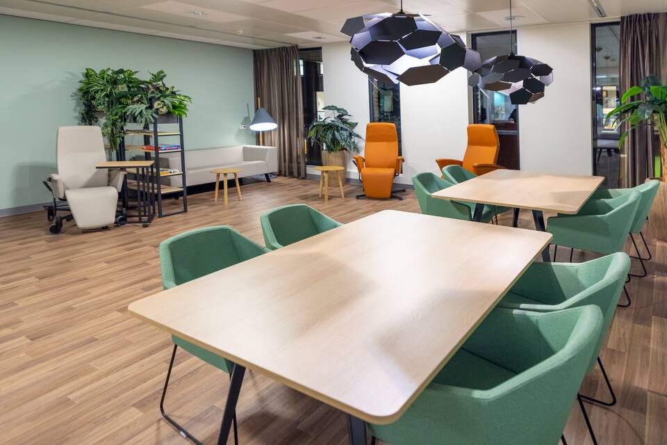 Gispen healthcare project interior view of Jeroen Bosch Ziekenhuis in s'Hertogenbosch 15A3546a