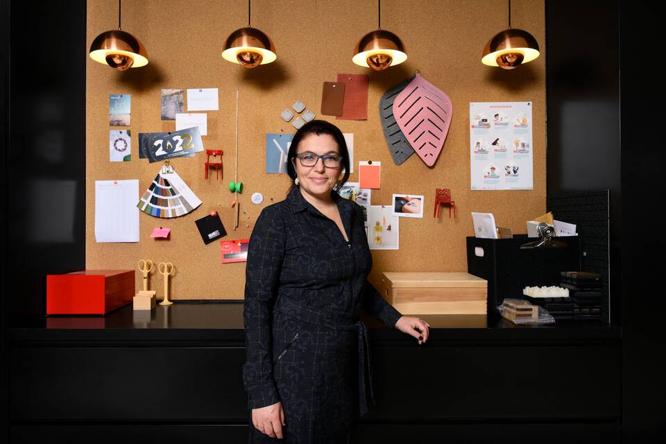 Colour portrait of Ingrid Groeneweg