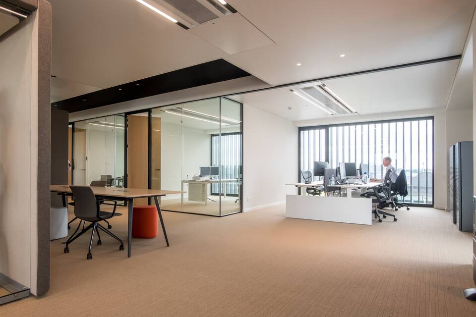 Royal Ahrend office project interior view of EEG in Gullegem SC0060